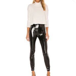 Spanx Faux Patent Leather Leggings